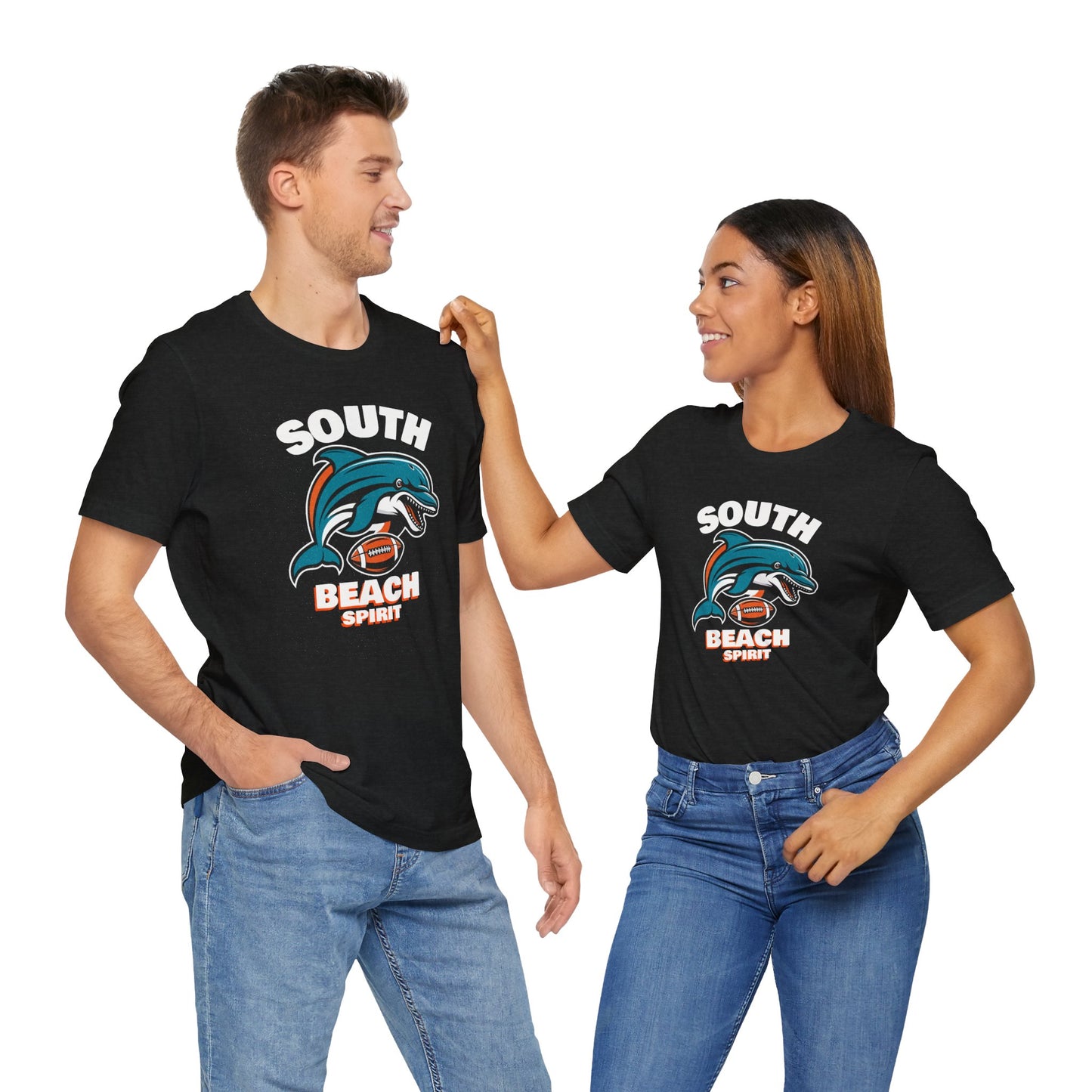 T-Shirt South Beach Spirit Dolphin Super Bowl Celebration Tee