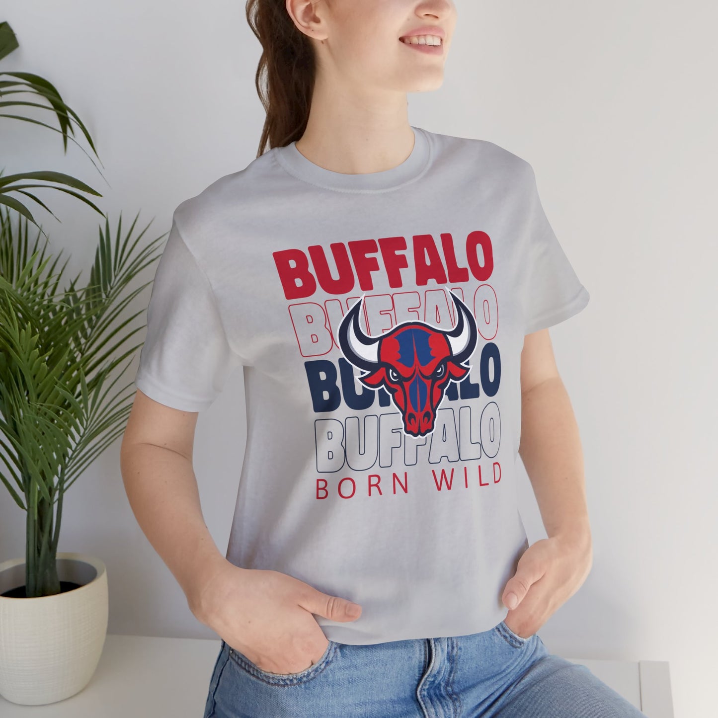 Football Tee Shirt - Buffalo Football Inspired Design