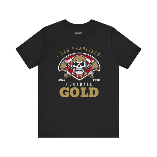 San Francisco Football Gold Unisex Tee - For 49ers Fans