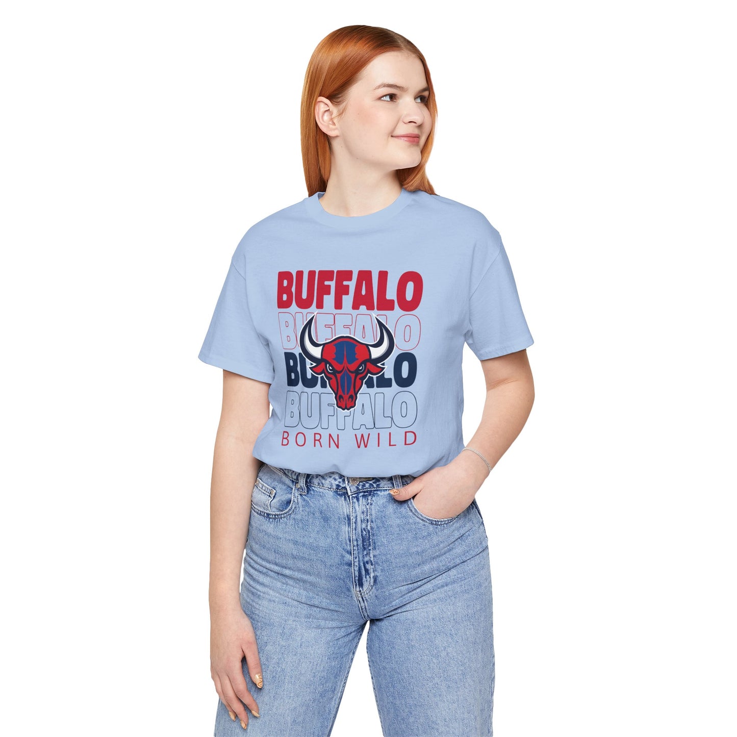 Football Tee Shirt - Buffalo Football Inspired Design