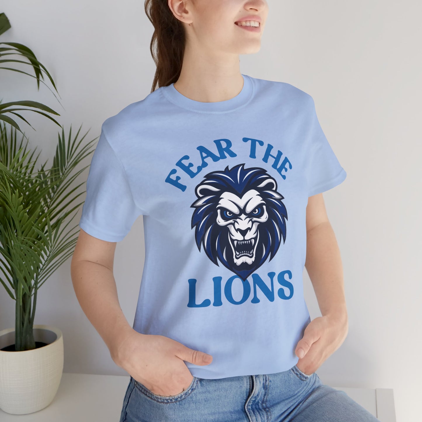 Football T-Shirt Fear the Lions Super Bowl Inspired Tee