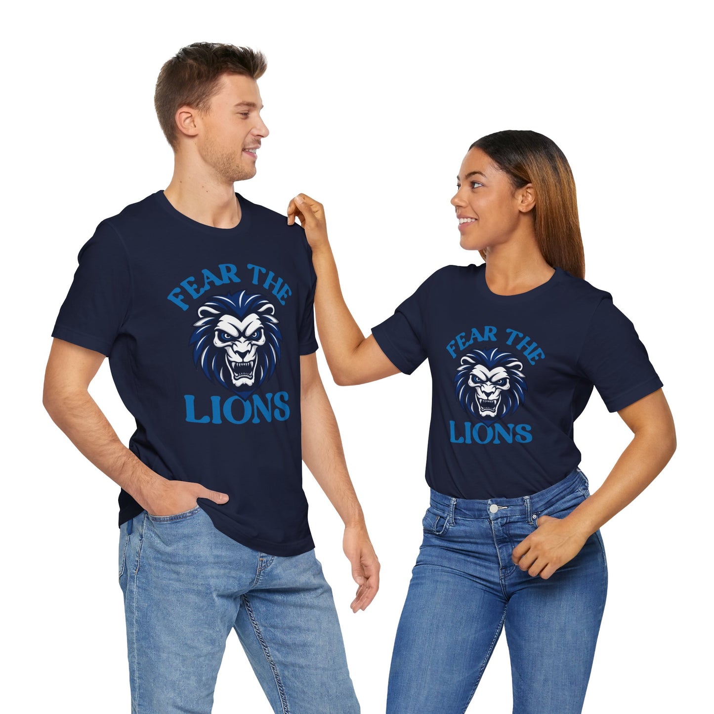 Football T-Shirt Fear the Lions Super Bowl Inspired Tee