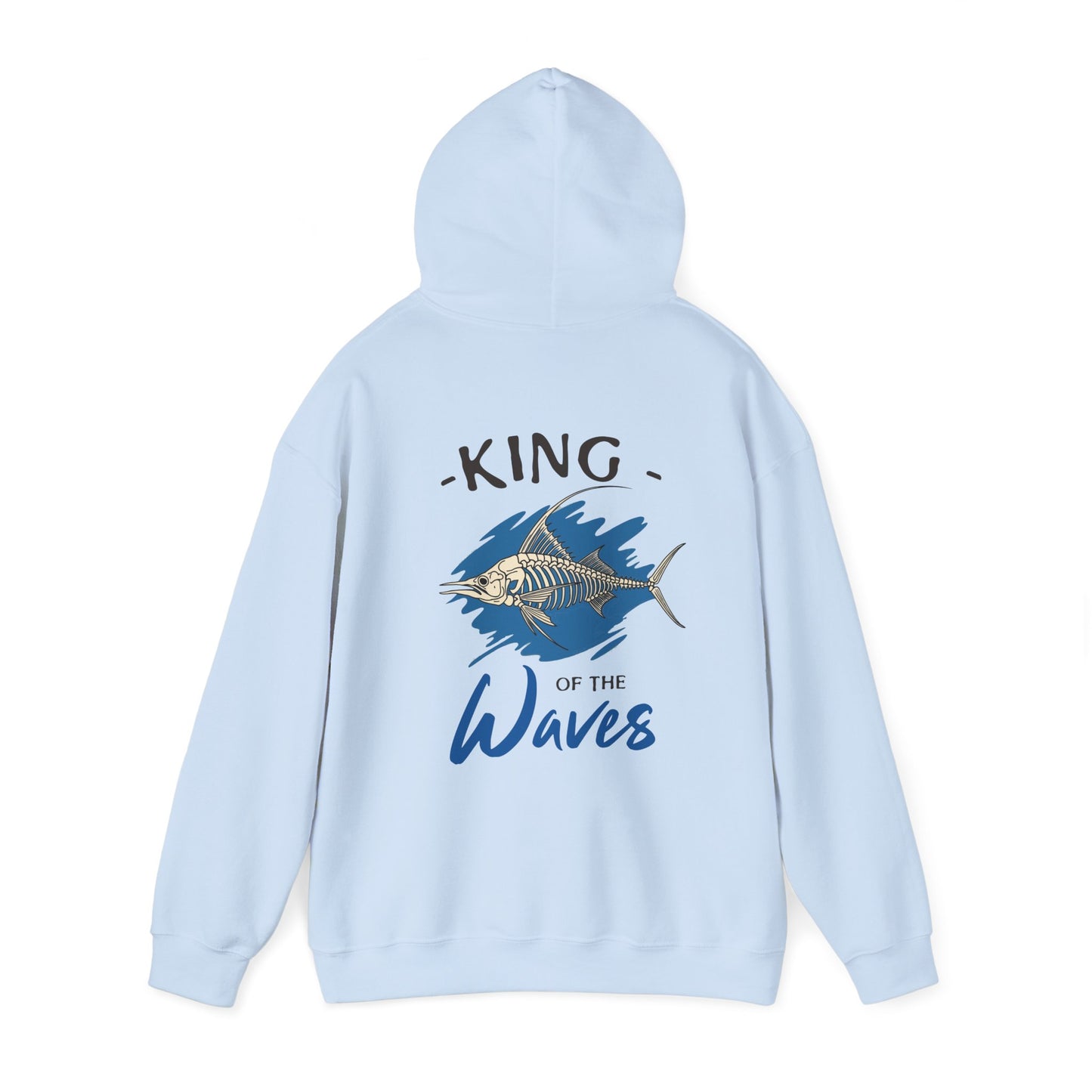 King of the Waves, Marlin fish design, Unisex Heavy Blend™ Hooded Sweatshirt