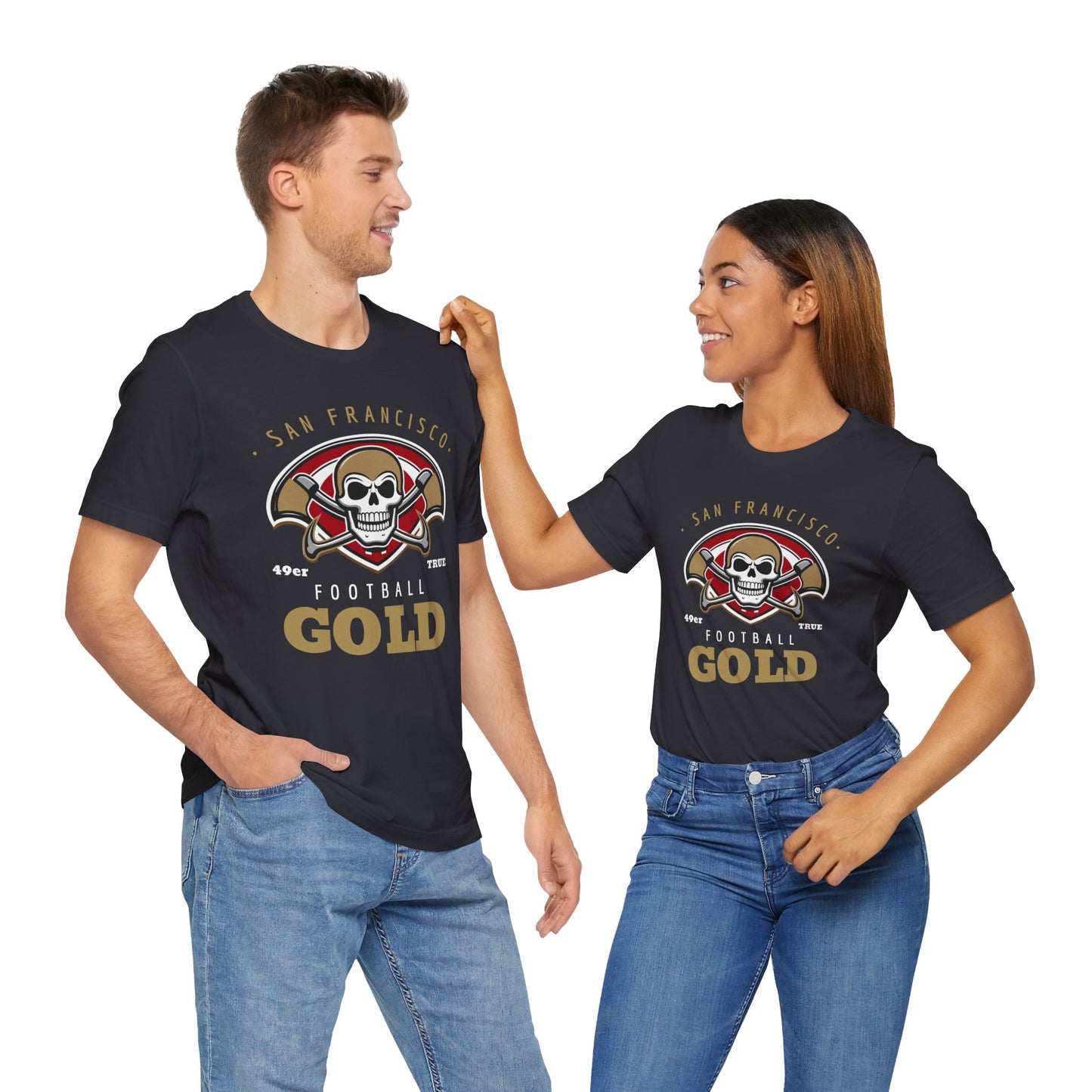 San Francisco Football Gold Unisex Tee - For 49ers Fans