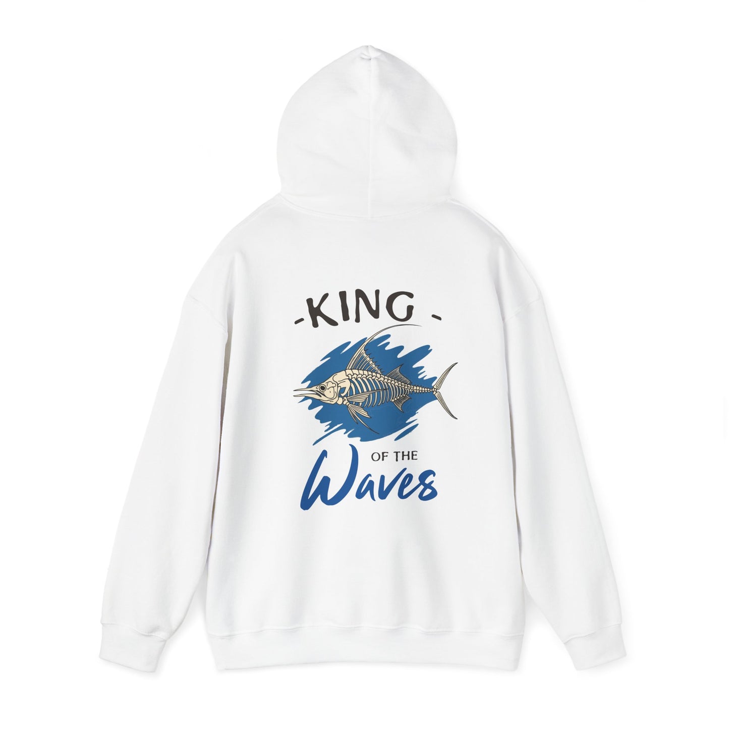 King of the Waves, Marlin fish design, Unisex Heavy Blend™ Hooded Sweatshirt