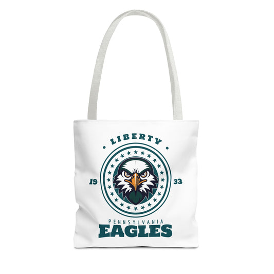 Tote Bag Liberty Eagles Football Fan Design