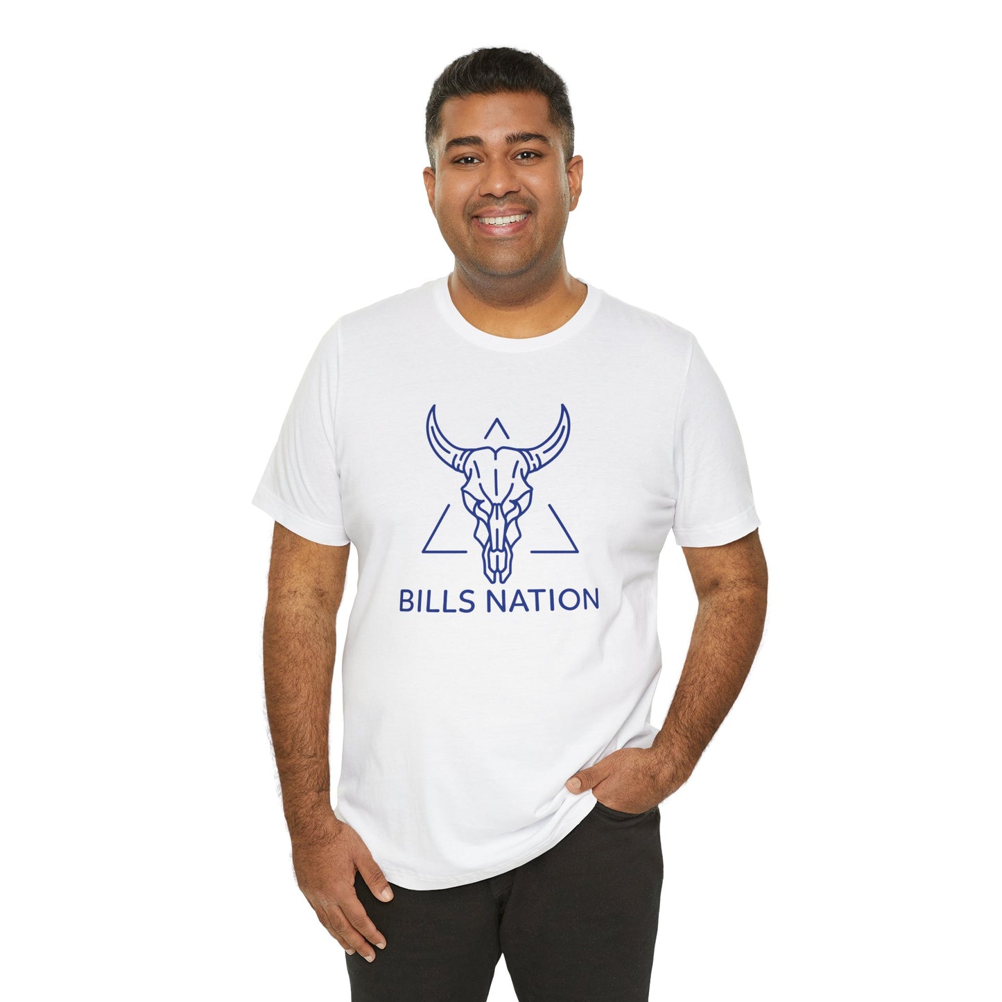 Football Fan Unisex Tee - Bills Nation Buffalo Bills Minimalist Design