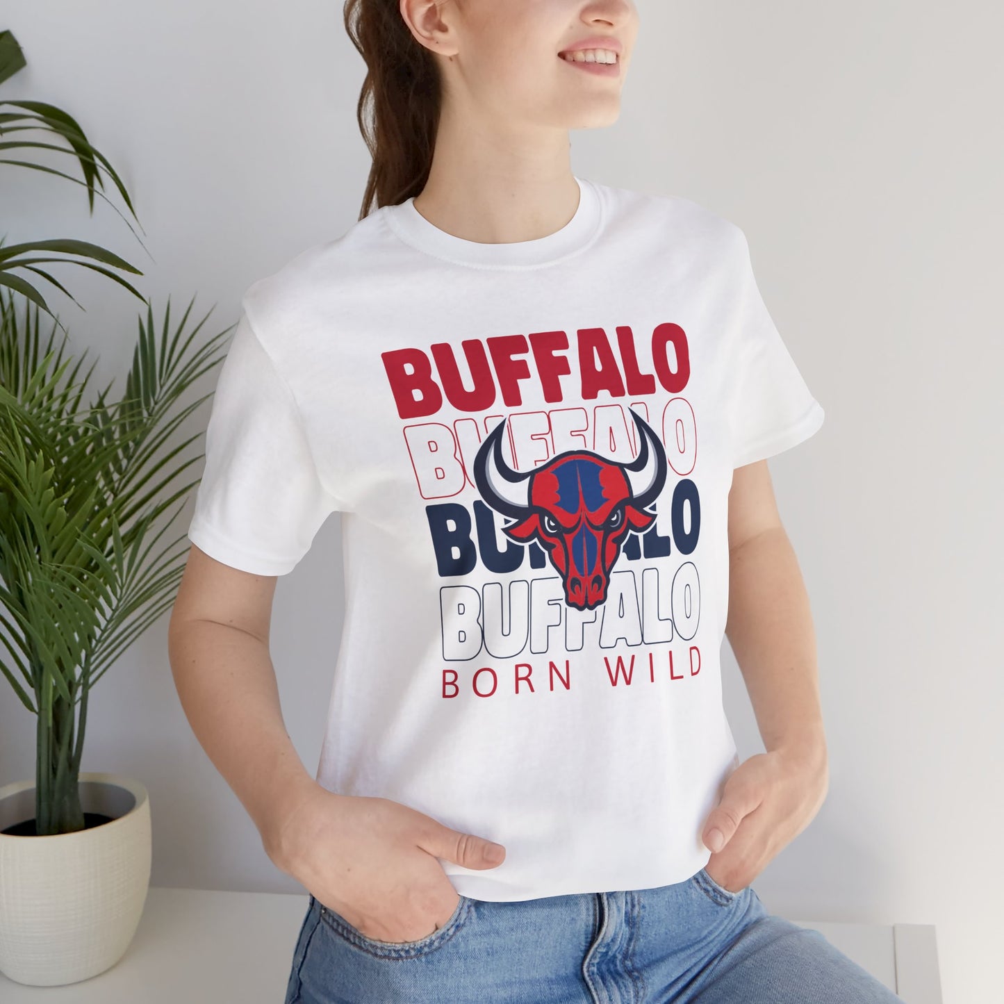 Football Tee Shirt - Buffalo Football Inspired Design