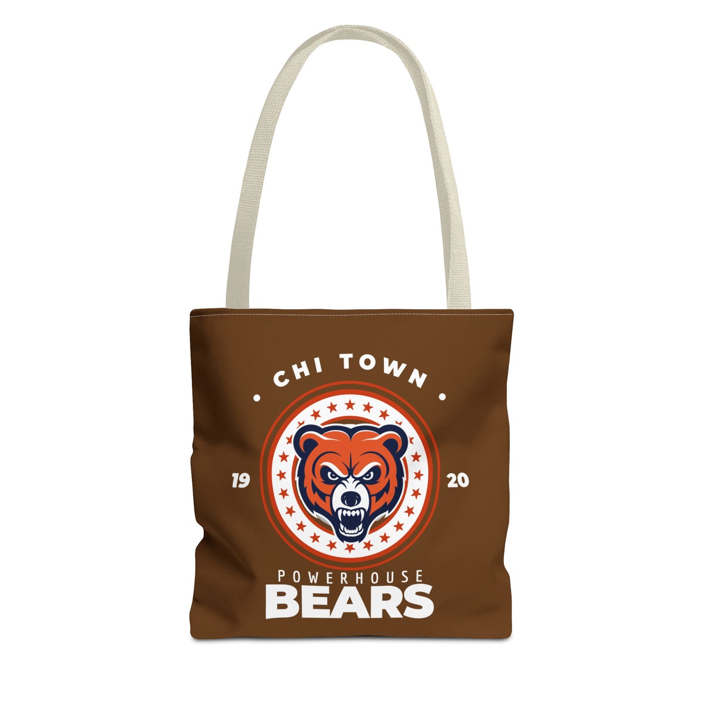 Tote Bag - Chi Town Bears Football Design for Fans and Supporters Great Gift Idea