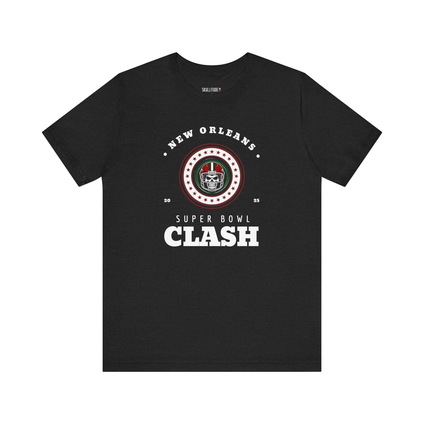 Football Tee - New Orleans 2025 Super Bowl Clash Design