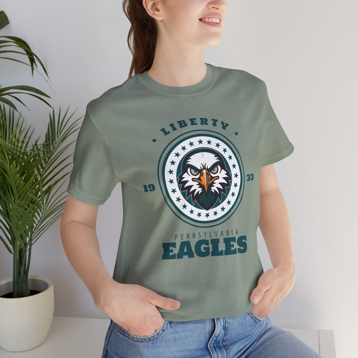 Football Fans Tee - Liberty Eagles