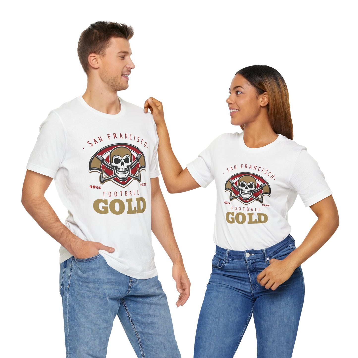 San Francisco Football Gold Unisex Tee - For 49ers Fans