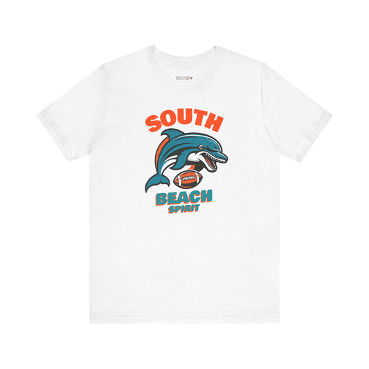 T-Shirt South Beach Spirit Dolphin Super Bowl Celebration Tee