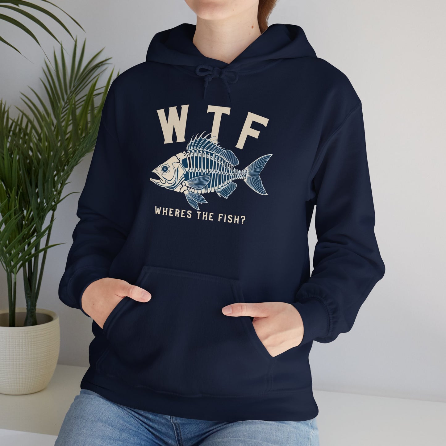 Fish Skeleton Unisex Hoodie - Funny Fishing Gift Idea