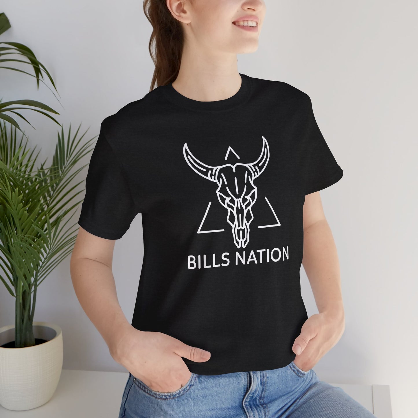 Football Fan Unisex Tee - Bills Nation Buffalo Bills Minimalist Design