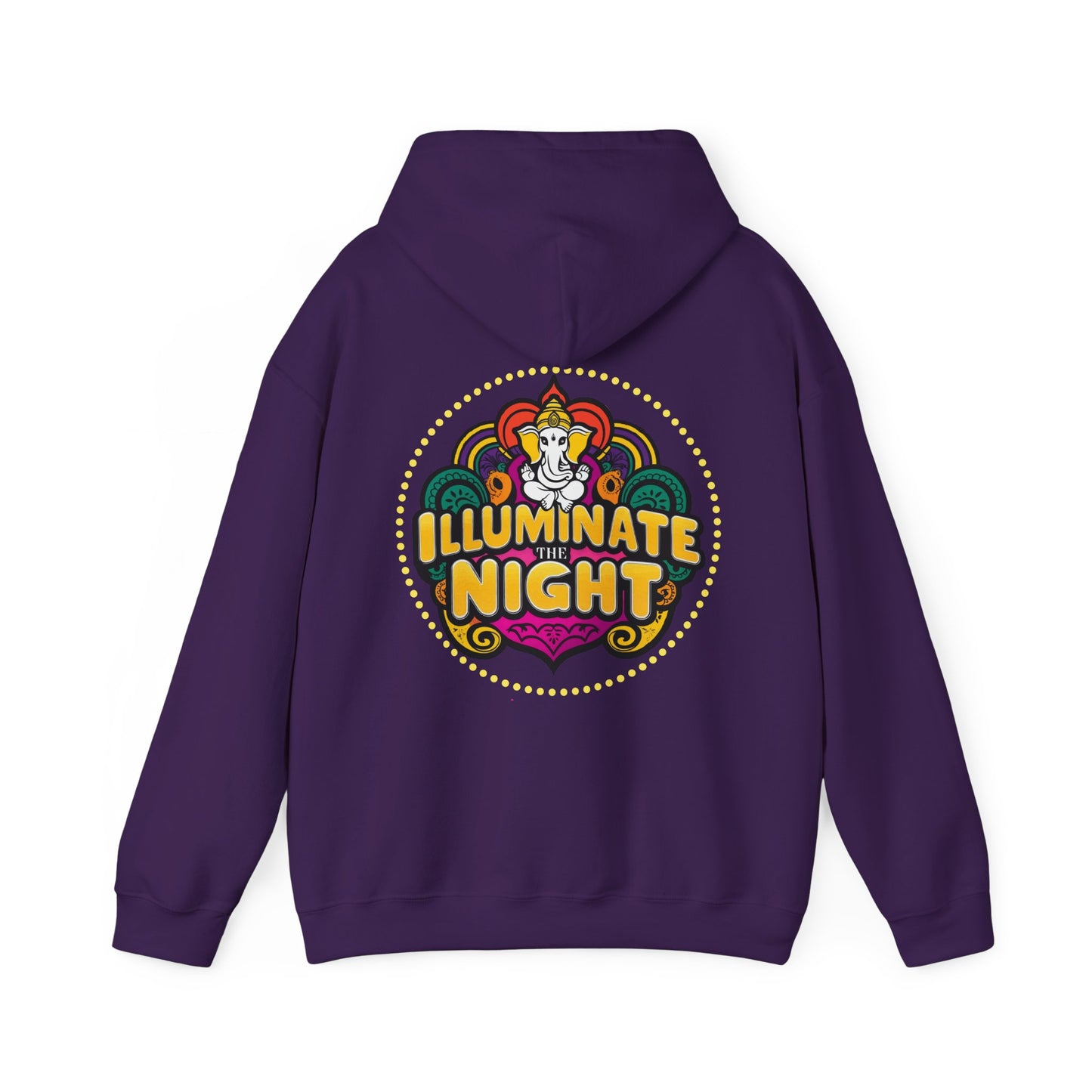 Illuminate the Night Hoodie with Ganesha for Diwali Celebration