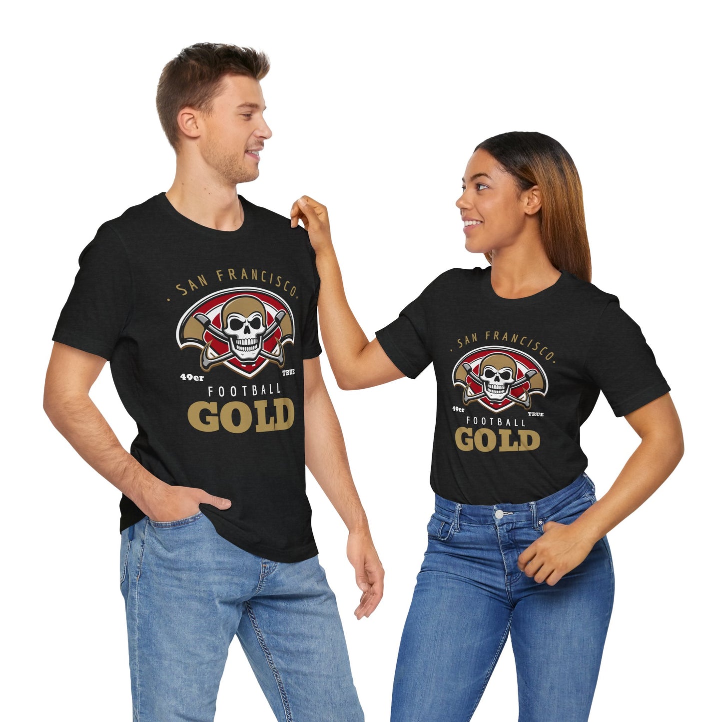 San Francisco Football Gold Unisex Tee - For 49ers Fans