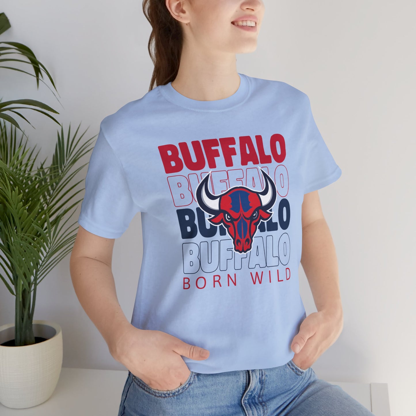 Football Tee Shirt - Buffalo Football Inspired Design