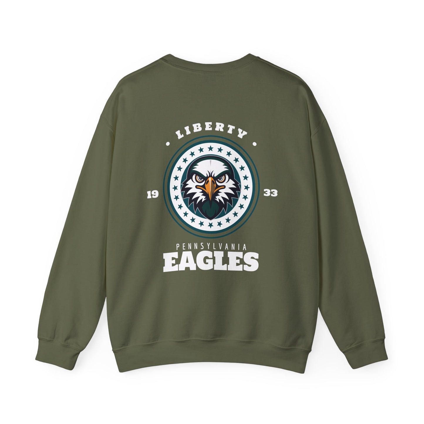 Football Fans Sweatshirt - Liberty Eagles Design