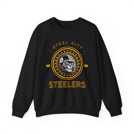 Steelers Crewneck Sweatshirt, Pittsburgh football