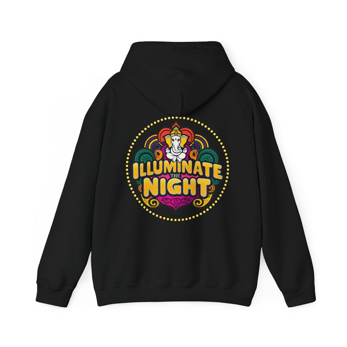 Illuminate the Night Hoodie with Ganesha for Diwali Celebration