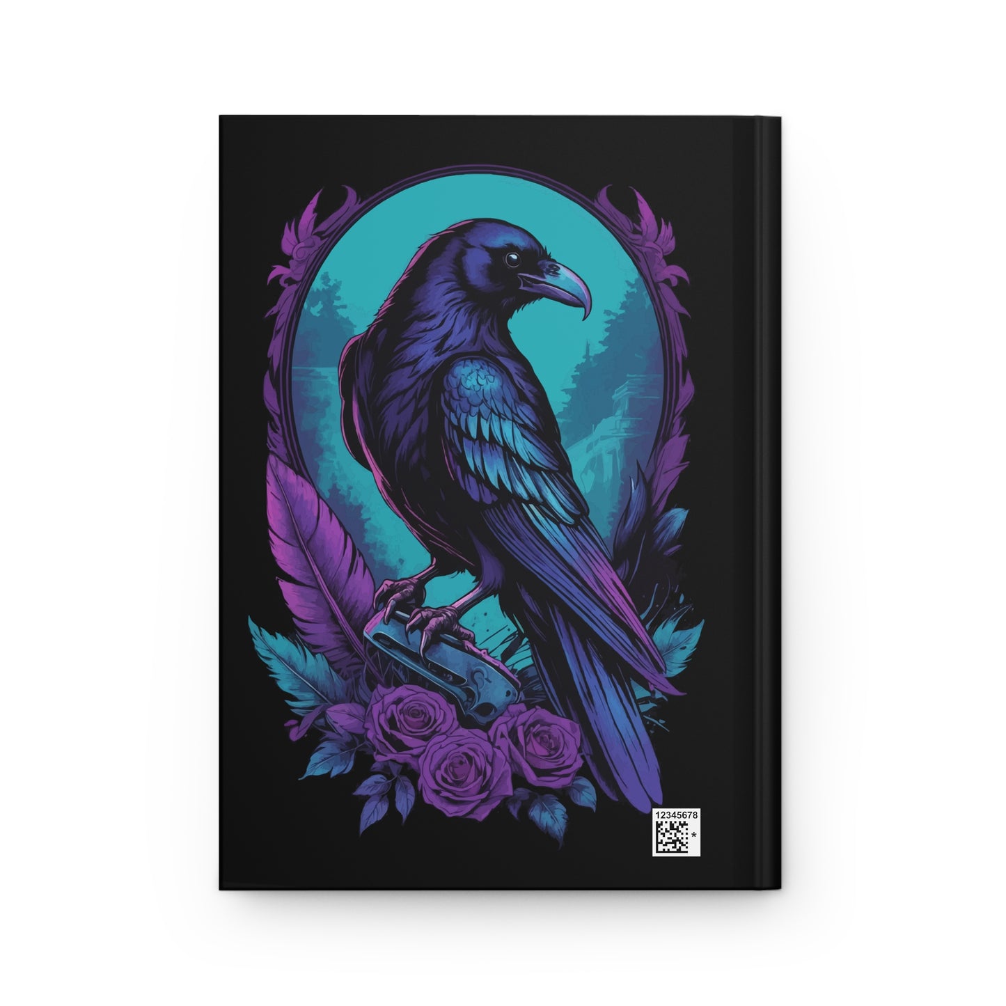 Raven and Roses Hardcover Journal Matte