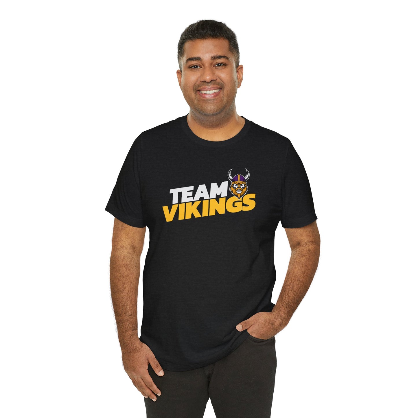 Football Tee - Team Vikings Inspired Design for Fans