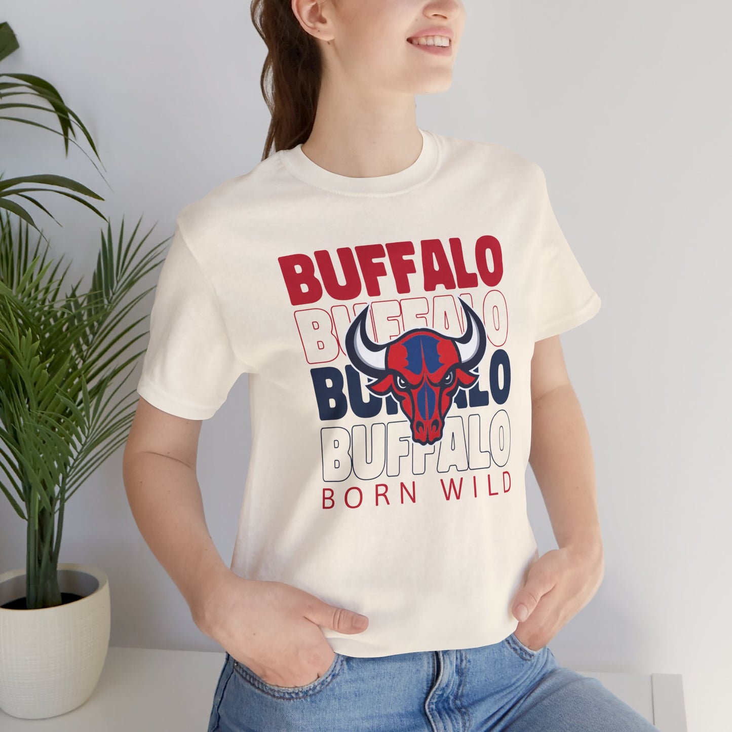 Football Tee Shirt - Buffalo Football Inspired Design