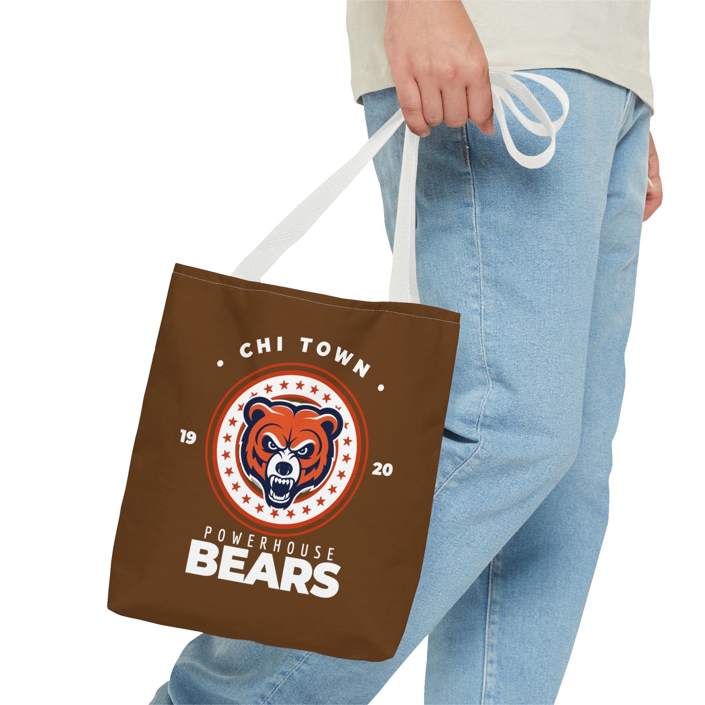 Tote Bag - Chi Town Bears Football Design for Fans and Supporters Great Gift Idea