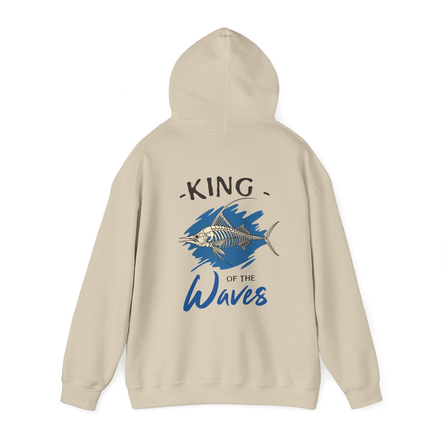 King of the Waves, Marlin fish design, Unisex Heavy Blend™ Hooded Sweatshirt