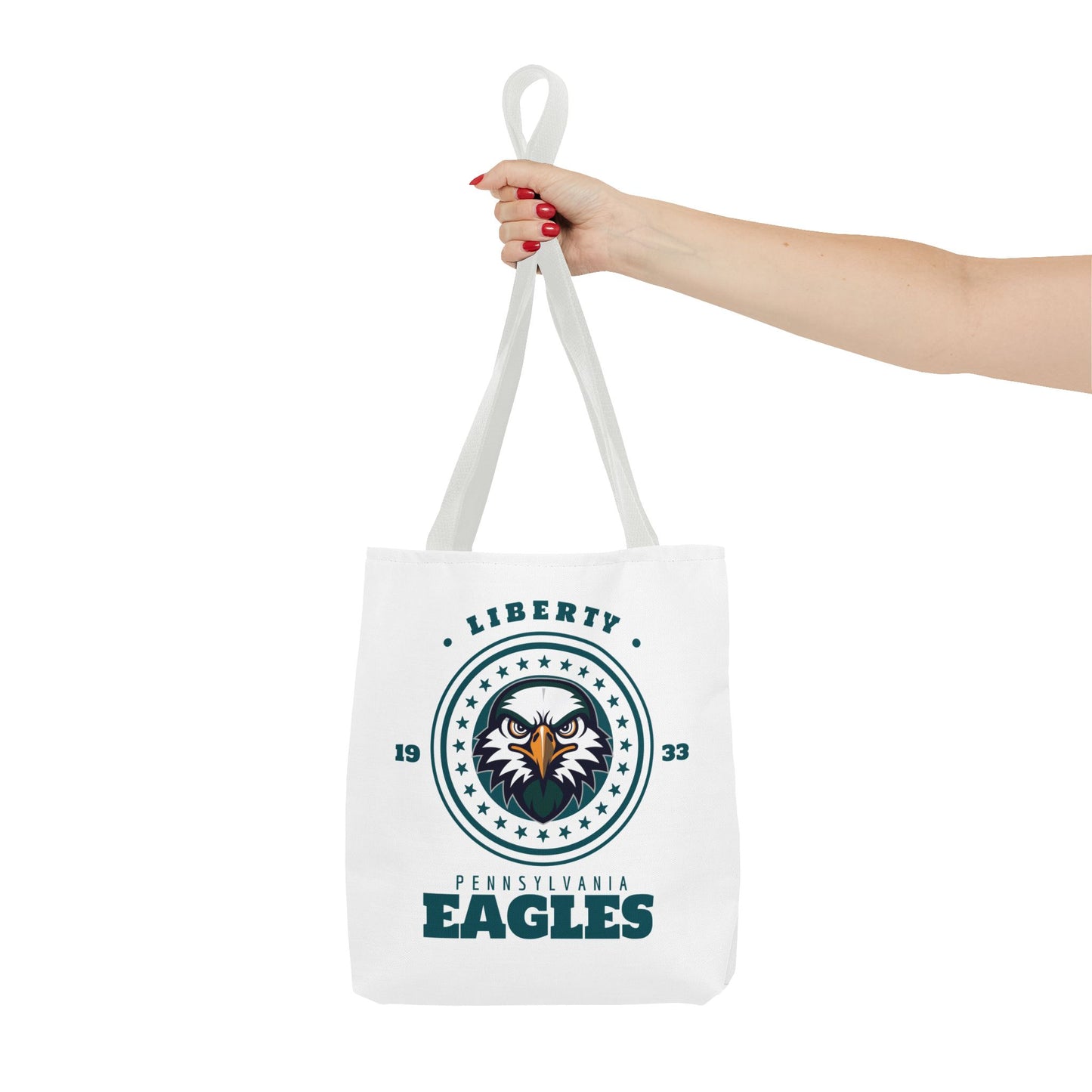 Tote Bag Liberty Eagles Football Fan Design