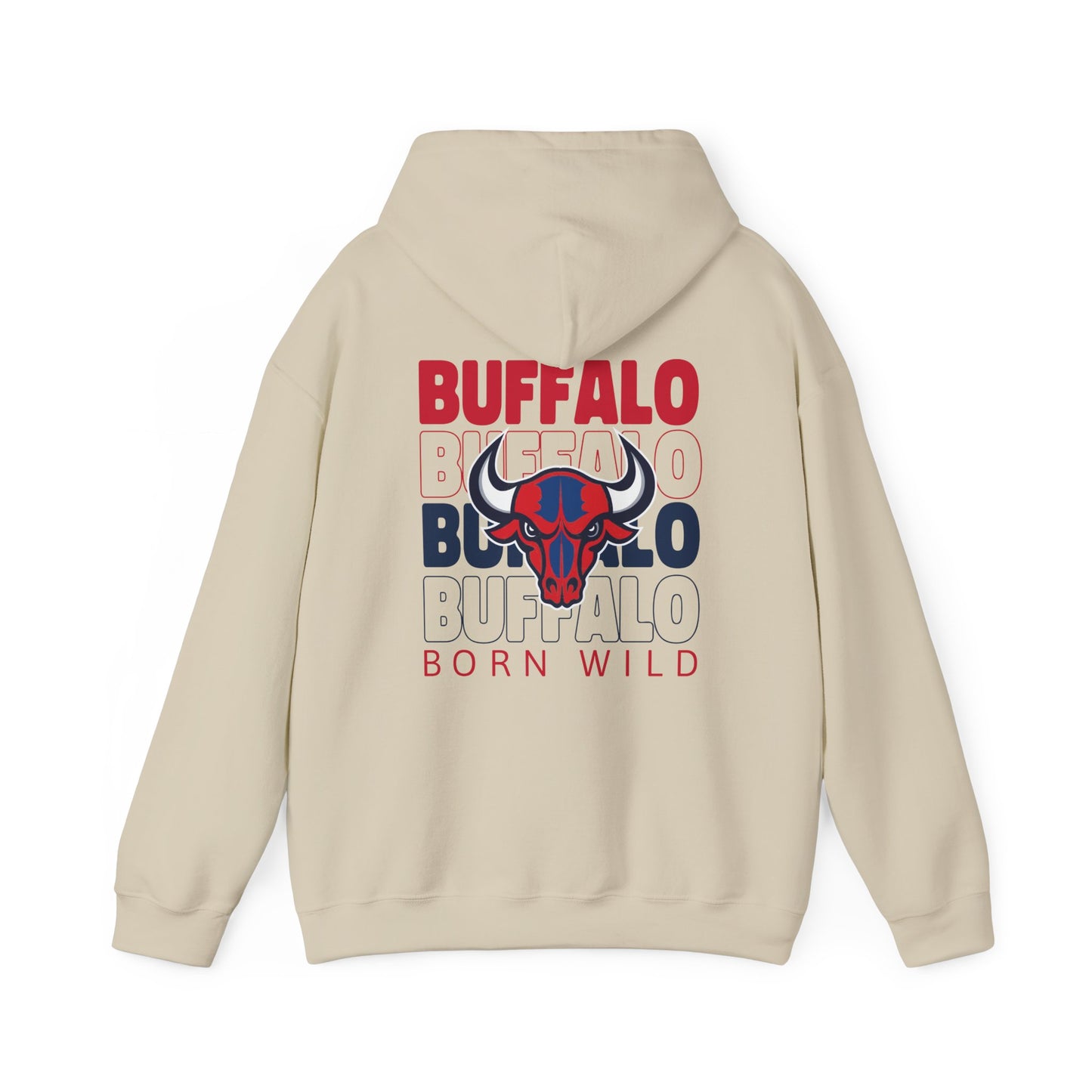 Buffalo Skull Hoodie - Unique Gift Idea