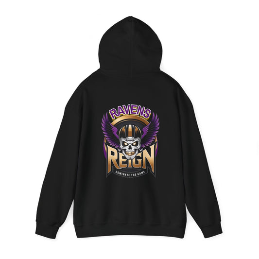 Football Fans Hoodie - Ravens Reign Unisex Sweatshirt