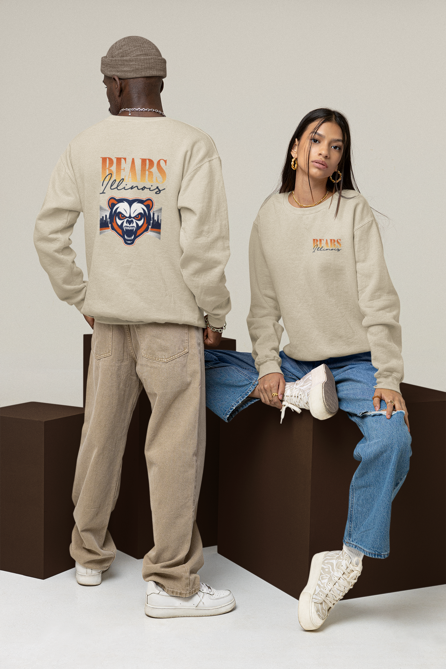 Illinois Bears Crewneck Sweatshirt