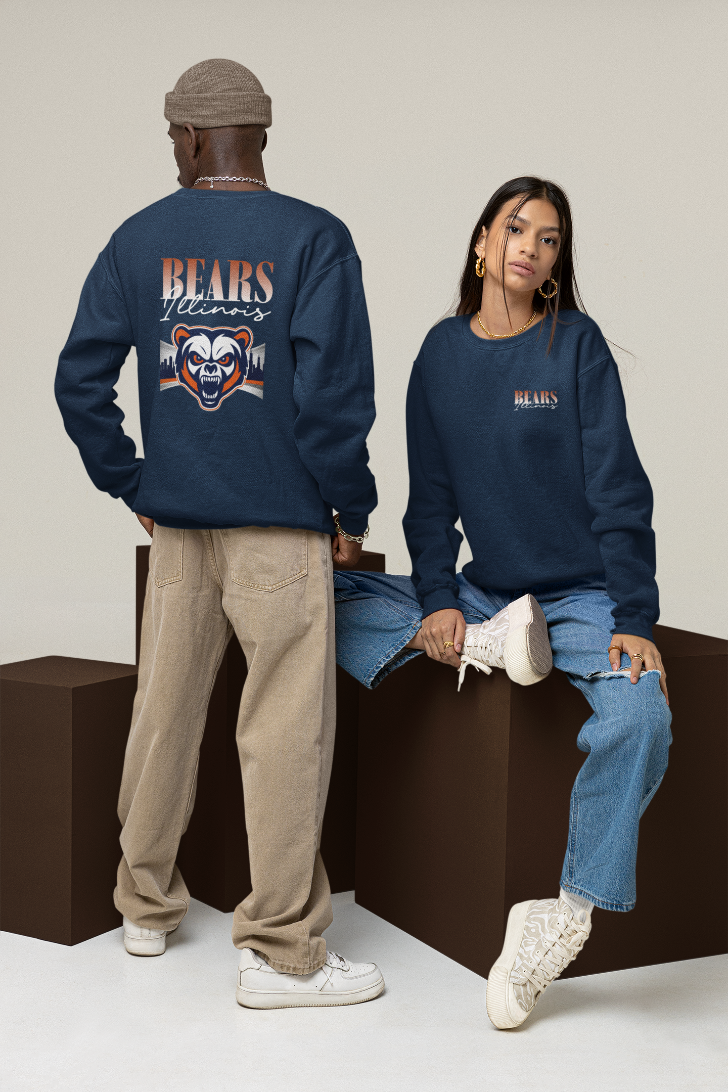 Illinois Bears Crewneck Sweatshirt