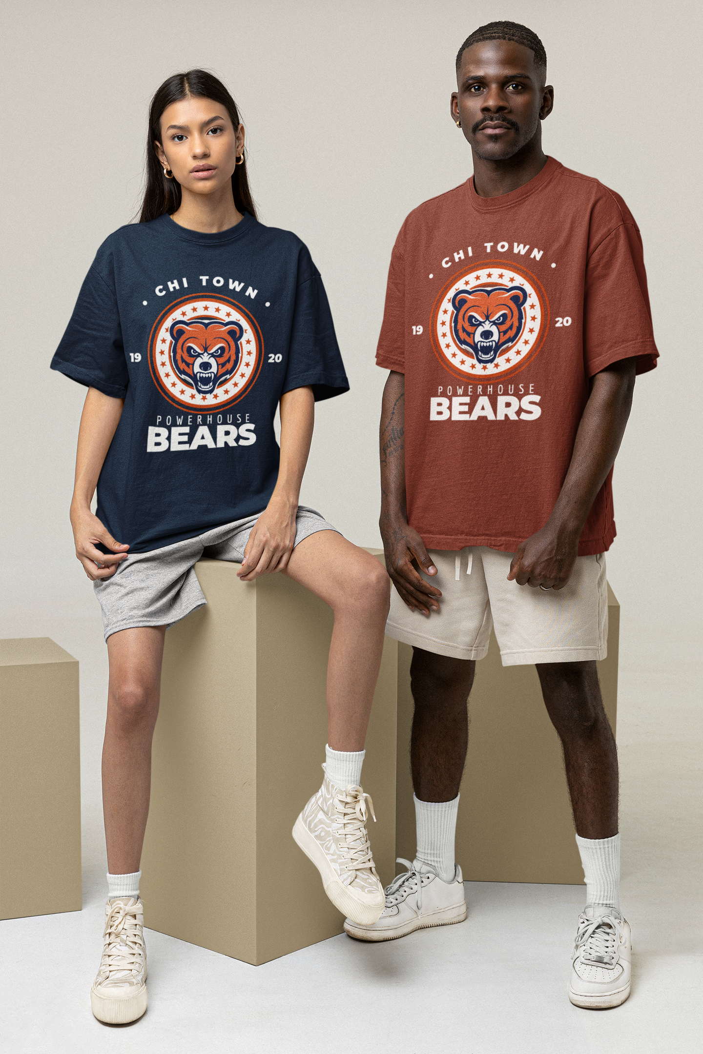 Chi Town Bears, Football Inspired Design