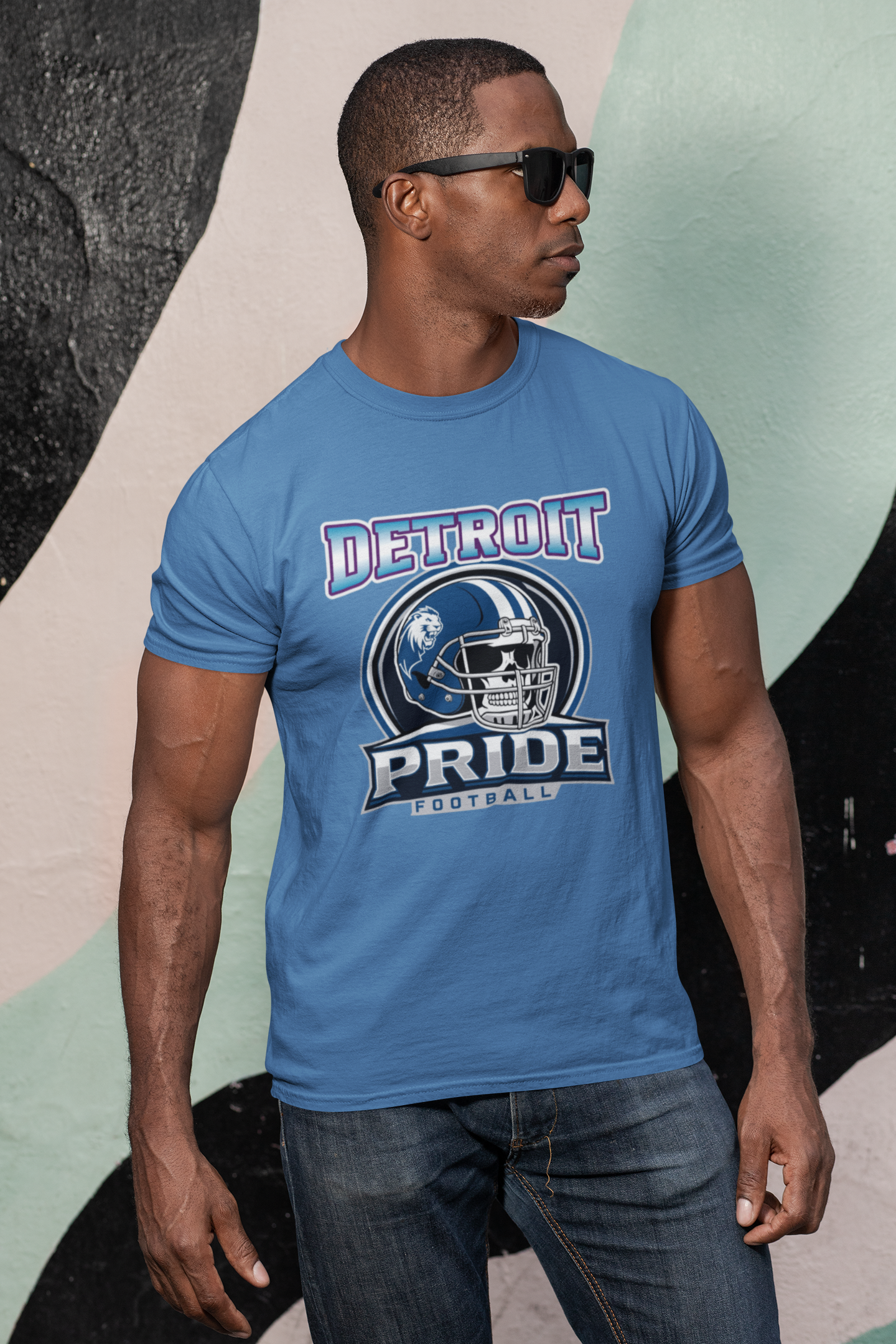 T-Shirt Detroit Pride Super Bowl Inspired Unisex Tee