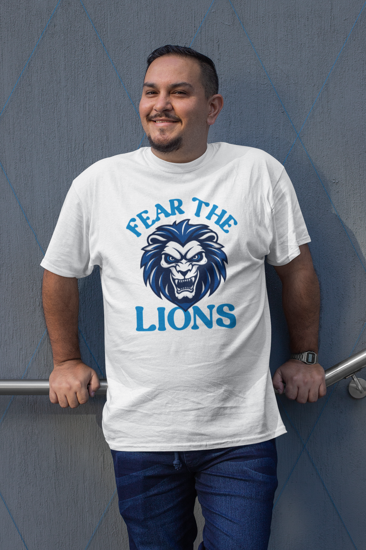 Football T-Shirt Fear the Lions Super Bowl Inspired Tee