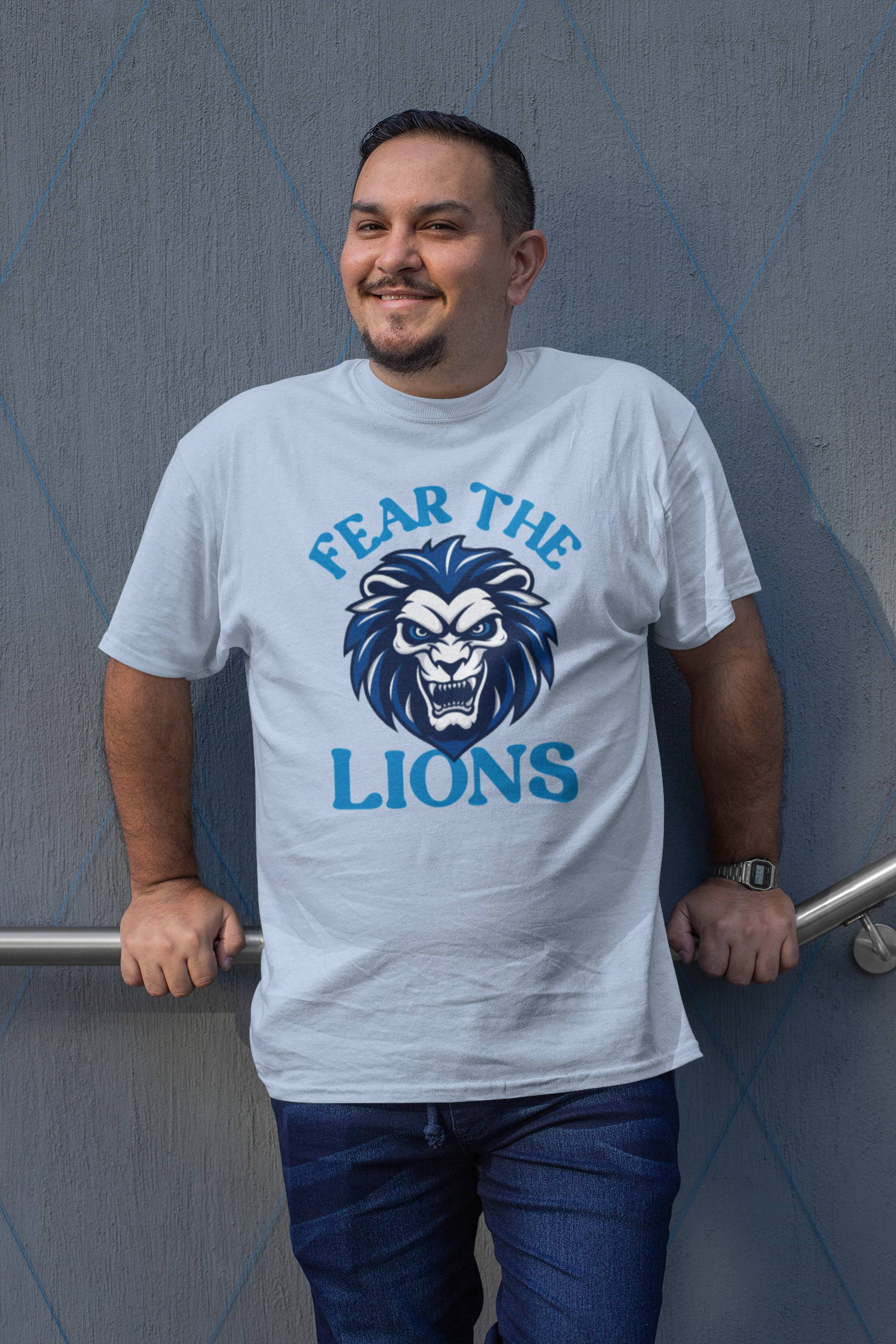 Football T-Shirt Fear the Lions Super Bowl Inspired Tee