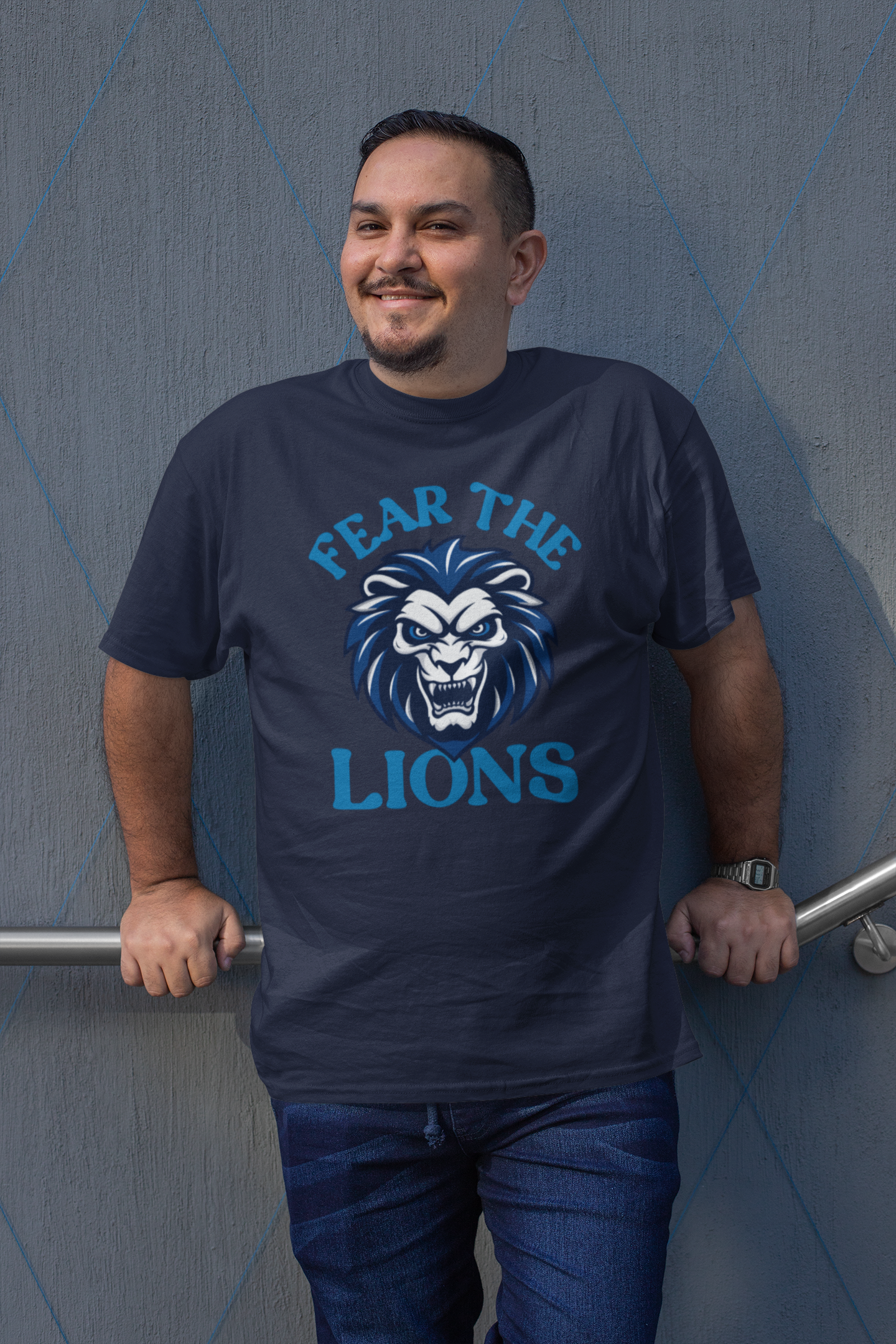 Football T-Shirt Fear the Lions Super Bowl Inspired Tee