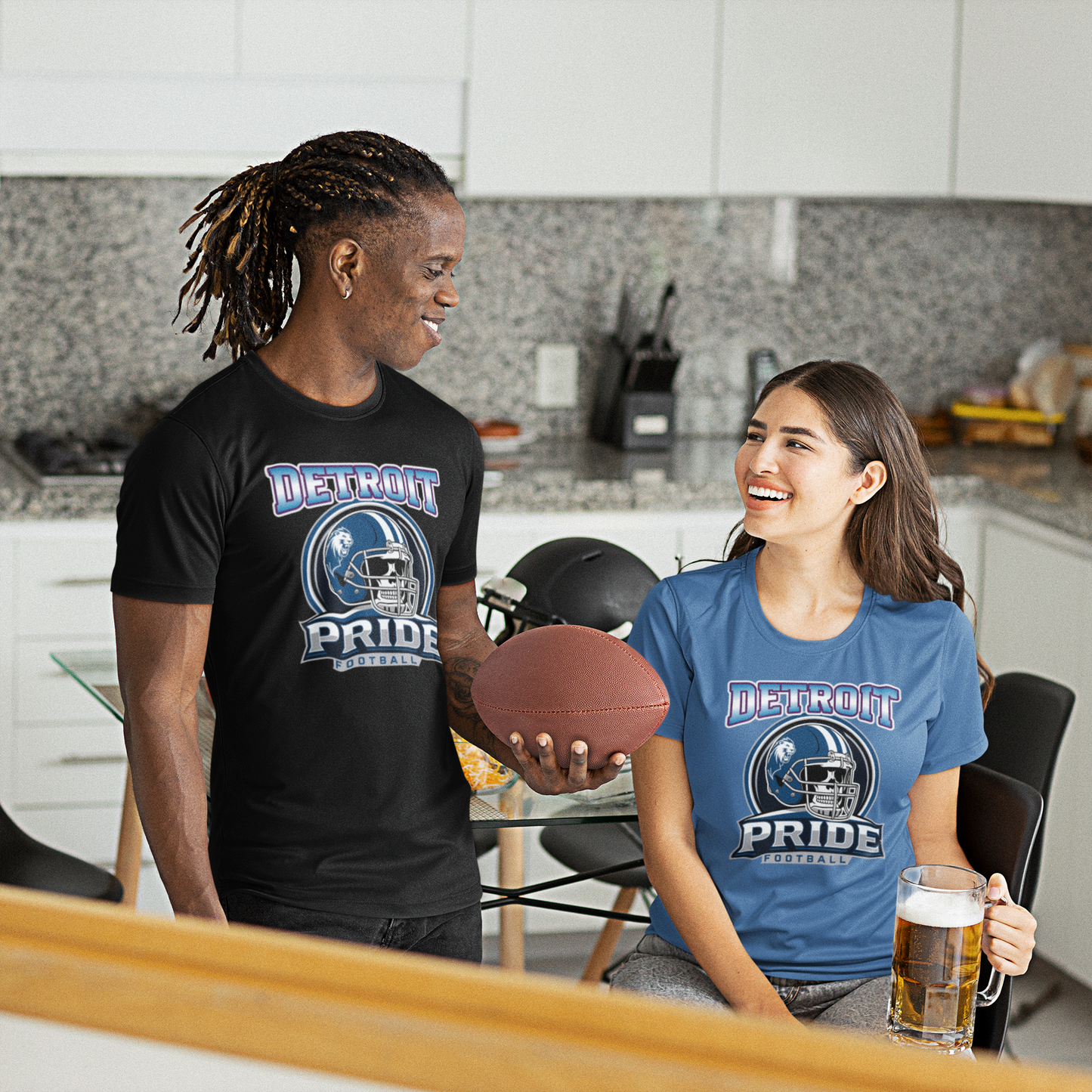 T-Shirt Detroit Pride Super Bowl Inspired Unisex Tee