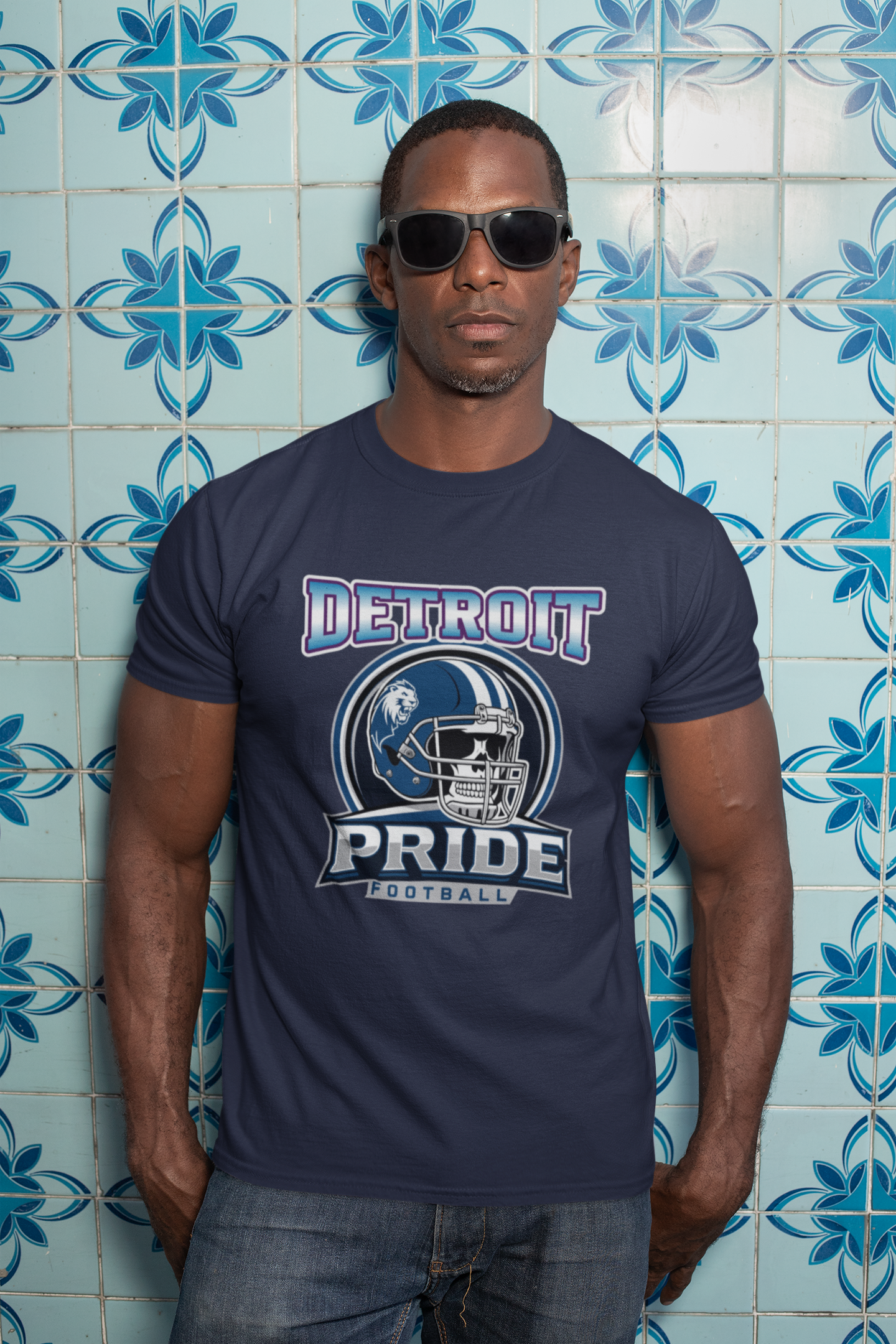 T-Shirt Detroit Pride Super Bowl Inspired Unisex Tee