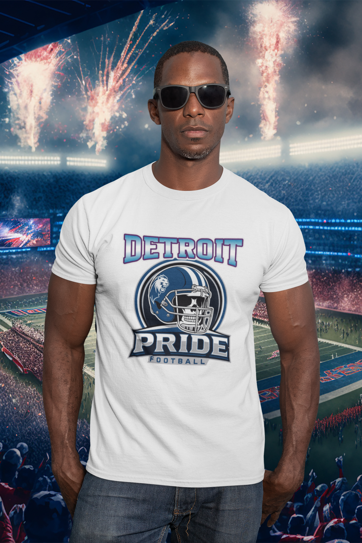 T-Shirt Detroit Pride Super Bowl Inspired Unisex Tee