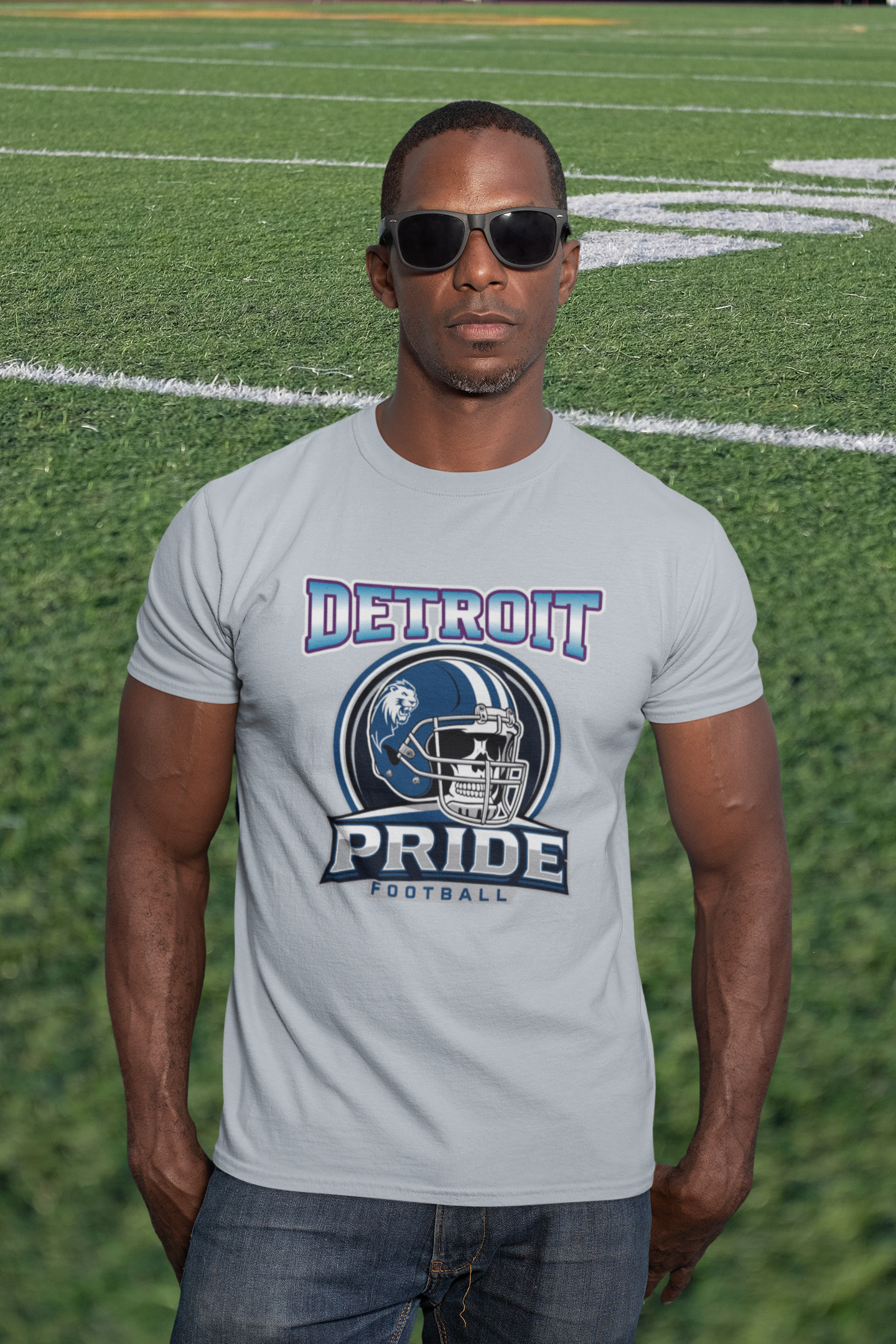 T-Shirt Detroit Pride Super Bowl Inspired Unisex Tee